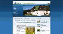Desktop Screenshot of penzionblesk.cz